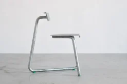 Pamono Galva Steel Outdoor Chairs by Atelier Thomas Serruys, Set of 8 New