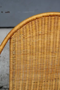 Pamono Garden Armchairs in Midollin & Metal Campo & Graffi Design attributed to Campo E Graffi, 1960s, Set of 4 New