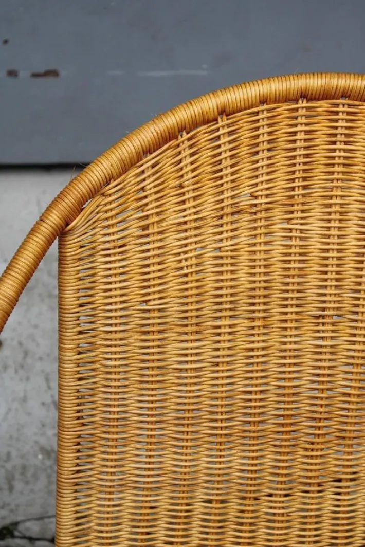 Pamono Garden Armchairs in Midollin & Metal Campo & Graffi Design attributed to Campo E Graffi, 1960s, Set of 4 New