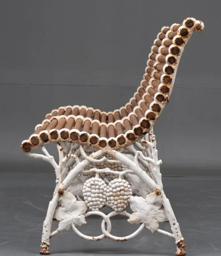 Pamono Garden Bench in Cast Iron, 1890 Hot