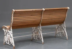 Pamono Garden Bench in Cast Iron, 1890 Hot