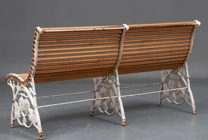 Pamono Garden Bench in Cast Iron, 1890 Hot