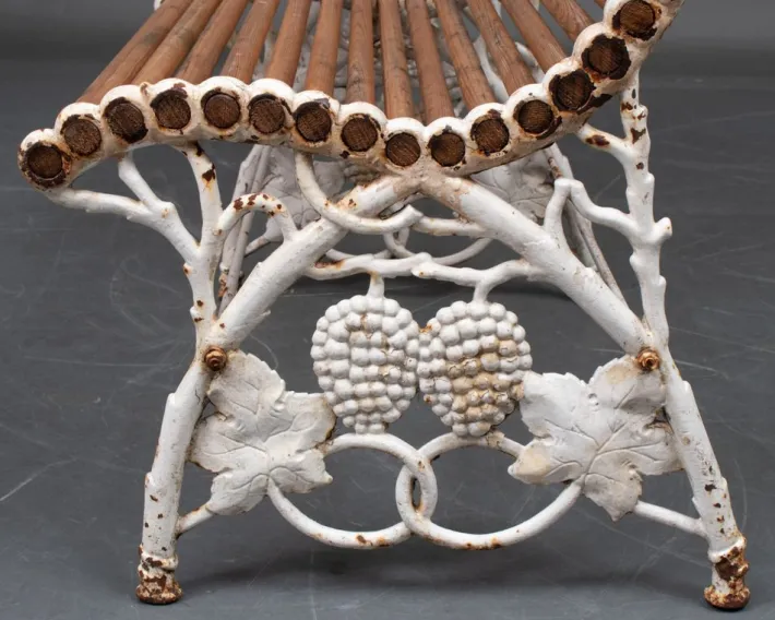 Pamono Garden Bench in Cast Iron, 1890 Hot