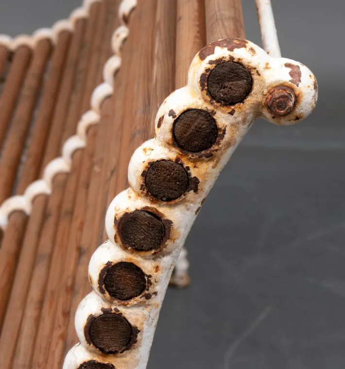 Pamono Garden Bench in Cast Iron, 1890 Hot