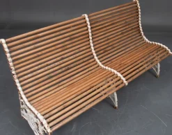 Pamono Garden Bench in Cast Iron, 1890 Hot