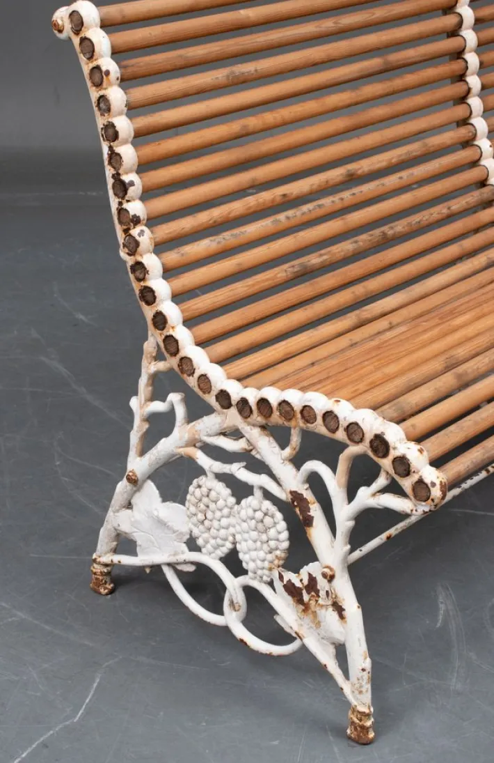 Pamono Garden Bench in Cast Iron, 1890 Hot