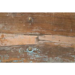 Pamono Garden Bench in Iron and Weathered Wood New