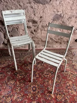 Pamono Garden Chairs from Art-Prog, 1950s, Set of 4