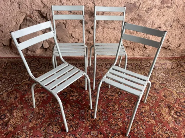 Pamono Garden Chairs from Art-Prog, 1950s, Set of 4 Discount
