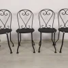 Pamono Garden Chairs in Black Iron, 1890s, Set of 4 Best