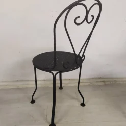 Pamono Garden Chairs in Black Iron, 1890s, Set of 4 Best