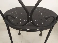 Pamono Garden Chairs in Black Iron, 1890s, Set of 4 Best