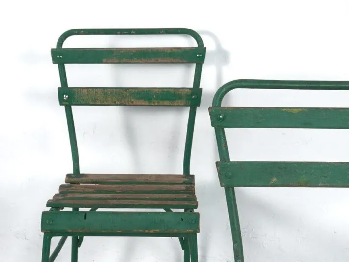 Pamono Garden Chairs, 1920s, Set of 4 New