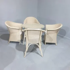 Pamono Garden Conservatory Table and Chairs by Lloyd Loom, Set of 5 Best