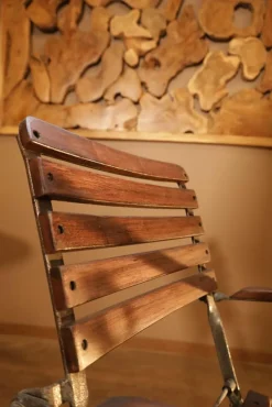 Pamono Garden Folding Chair with Armrests