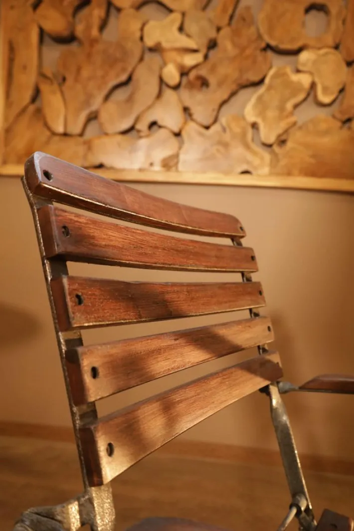 Pamono Garden Folding Chair with Armrests