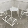 Pamono Garden Furniture in White Metal, 1970, Set of 5 Discount