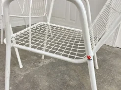 Pamono Garden Furniture in White Metal, 1970, Set of 5 Discount