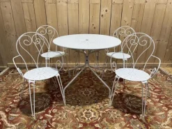 Pamono Garden Furniture in Wrought Iron, Set of 5 Online