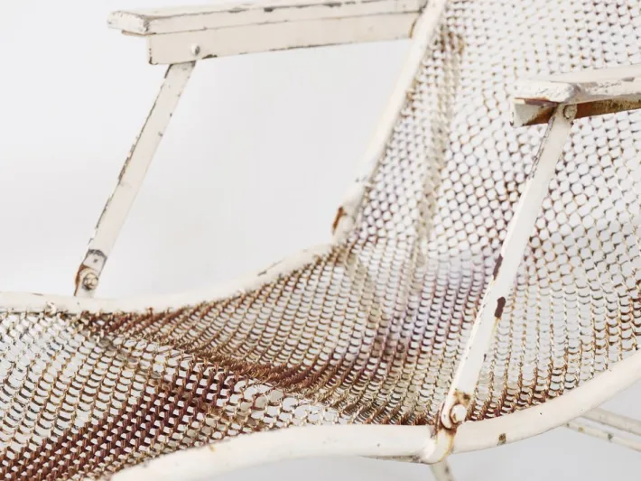 Pamono Garden Lounge Chair by Jean Prouvé & Jules Leleu for Martel de Janville, 1937 Sale