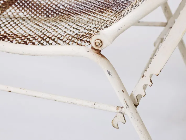 Pamono Garden Lounge Chair by Jean Prouvé & Jules Leleu for Martel de Janville, 1937 Sale