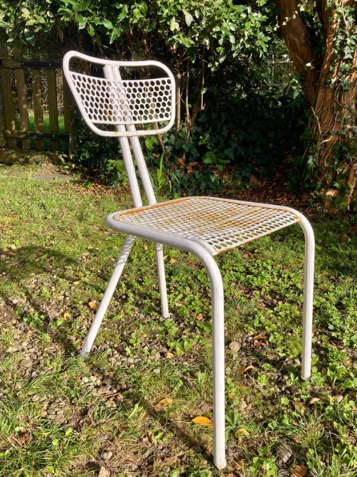 Pamono Garden Set attributed to René Malaval, 1950s, Set of 5