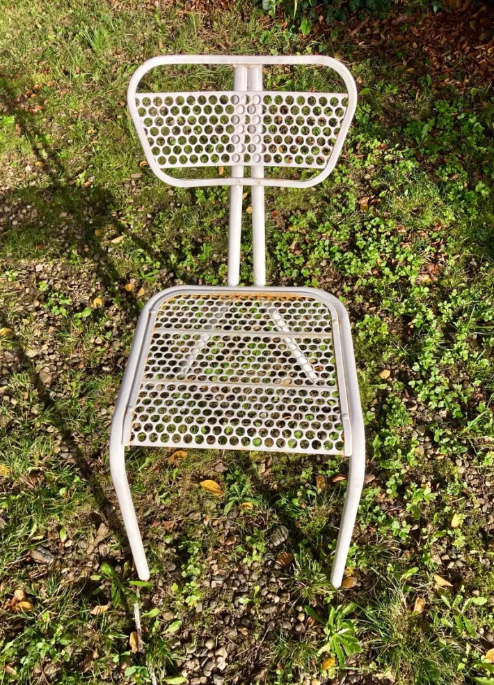 Pamono Garden Set attributed to René Malaval, 1950s, Set of 5