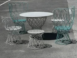 Pamono Garden Set Re-Trouvé Series in Twisted Steel by Patricia Urquiola for Emu, Set of 6 Best