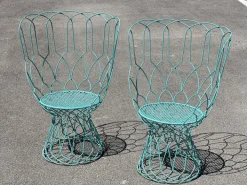 Pamono Garden Set Re-Trouvé Series in Twisted Steel by Patricia Urquiola for Emu, Set of 6 Best