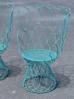 Pamono Garden Set Re-Trouvé Series in Twisted Steel by Patricia Urquiola for Emu, Set of 6 Best