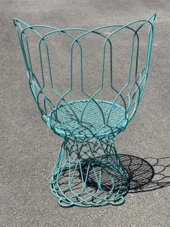 Pamono Garden Set Re-Trouvé Series in Twisted Steel by Patricia Urquiola for Emu, Set of 6 Best