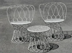 Pamono Garden Set Re-Trouvé Series in Twisted Steel by Patricia Urquiola for Emu, Set of 6 Best