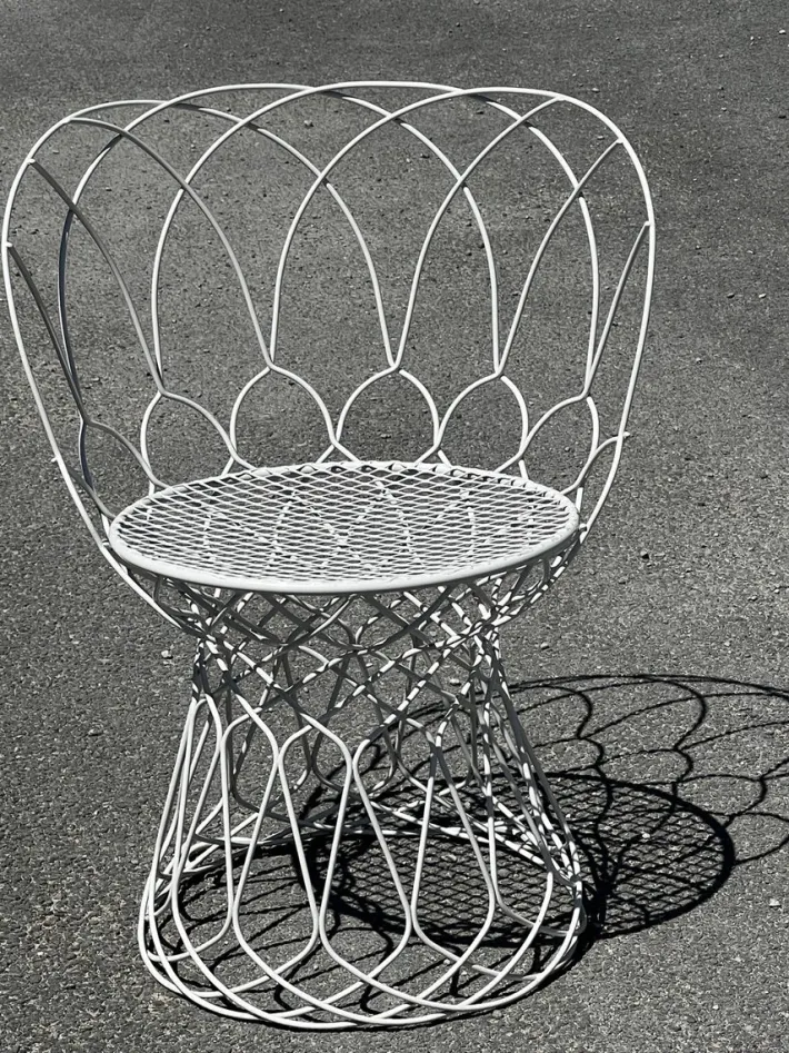 Pamono Garden Set Re-Trouvé Series in Twisted Steel by Patricia Urquiola for Emu, Set of 6 Best