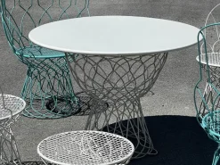 Pamono Garden Set Re-Trouvé Series in Twisted Steel by Patricia Urquiola for Emu, Set of 6 Best