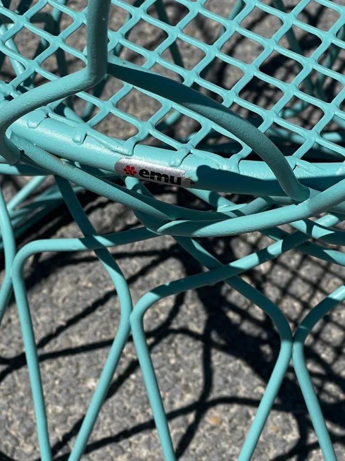 Pamono Garden Set Re-Trouvé Series in Twisted Steel by Patricia Urquiola for Emu, Set of 6 Best