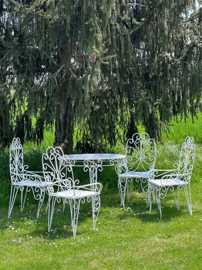 Pamono Garden Set, 1950s, Set of 5 Online