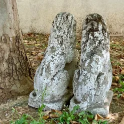 Pamono Garden Stone Lions, Set of 2 Online