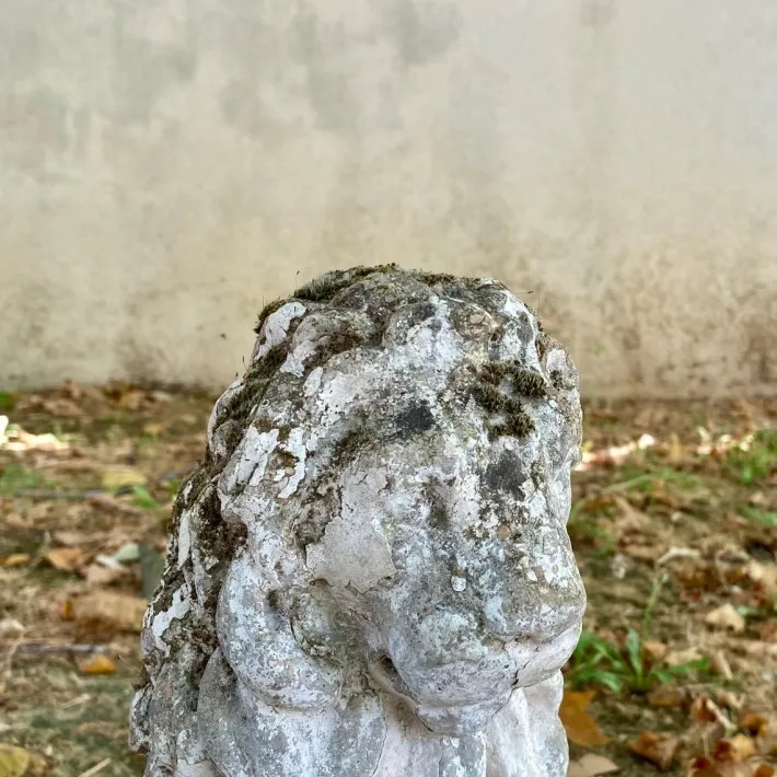 Pamono Garden Stone Lions, Set of 2 Online