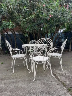 Pamono Garden Table and Chairs, Set of 4 Outlet