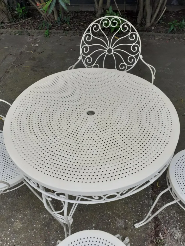 Pamono Garden Table and Chairs, Set of 4 Outlet