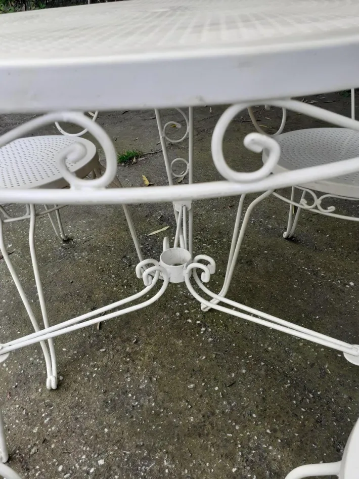 Pamono Garden Table and Chairs, Set of 4 Outlet