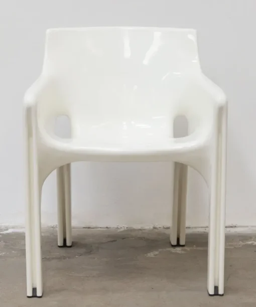 Pamono Gaudì Chairs by Vico Magistretti for Artemide, Italy, 1970s, Set of 2 New