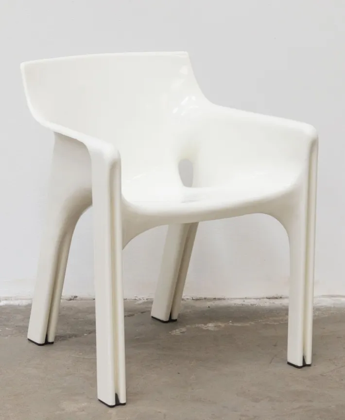 Pamono Gaudì Chairs by Vico Magistretti for Artemide, Italy, 1970s, Set of 2 New