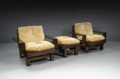 Pamono Geometric Living Room Model St. Moritz by Klaus Rausch Furniture Co. for Architects and Designers, 1960s, Set of 7 Clearance