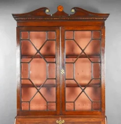 Pamono George III Oak Bureau Bookcase, 1780s Sale