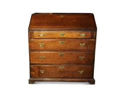 Pamono George III Oak Bureau, 1780s Best