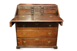 Pamono George III Oak Bureau, 1780s Best