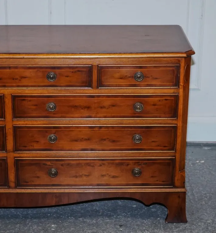 Pamono Georgian Burr Walnut Sideboard by H.G. Hudson Hot