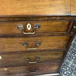 Pamono Georgian Mahogany Bureau, Mid -18th Century Discount