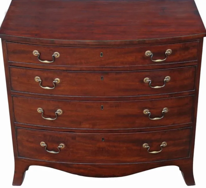 Pamono Georgian Mahogany Chest of Drawers, Late 18th / Early 19th Century New